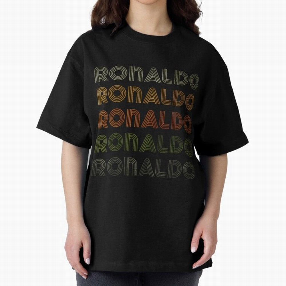 Love Heart Ronaldo Tee GrungeVintage Style Black Ronaldo Oversized T-Shirt Celebrate Soccer Greatness during FIFA World Cup 2026 Group Stage Featuring Messi and Cristiano Ronaldo, Argentina and Brazil Energy, Worldwide Fan Energy, Dramatic Goals,