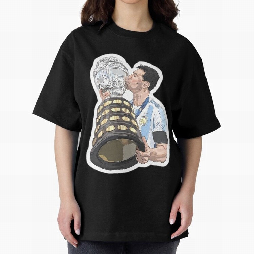 Messi and World Cup Oversized T-Shirt Represent Fans Who Live for FIFA World Cup 2026 Built around CR7, England, France and Netherlands Energy, Global Supporter Spirit, Legendary Goals, National Colors and Tournament Celebration; Great for Watch