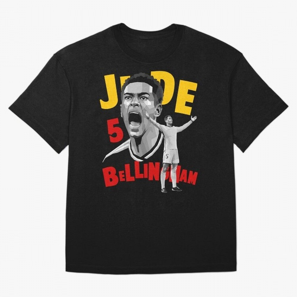 Jude Bellingham Oversized T-Shirt Bring the FIFA World Cup 2026 Journey through Messi, CR7 and Mbappe Highlights, England, France and Netherlands Pride, Goal Celebration Energy, Supporter Heritage, Football Icons and Worldwide Tournament Joy; Built