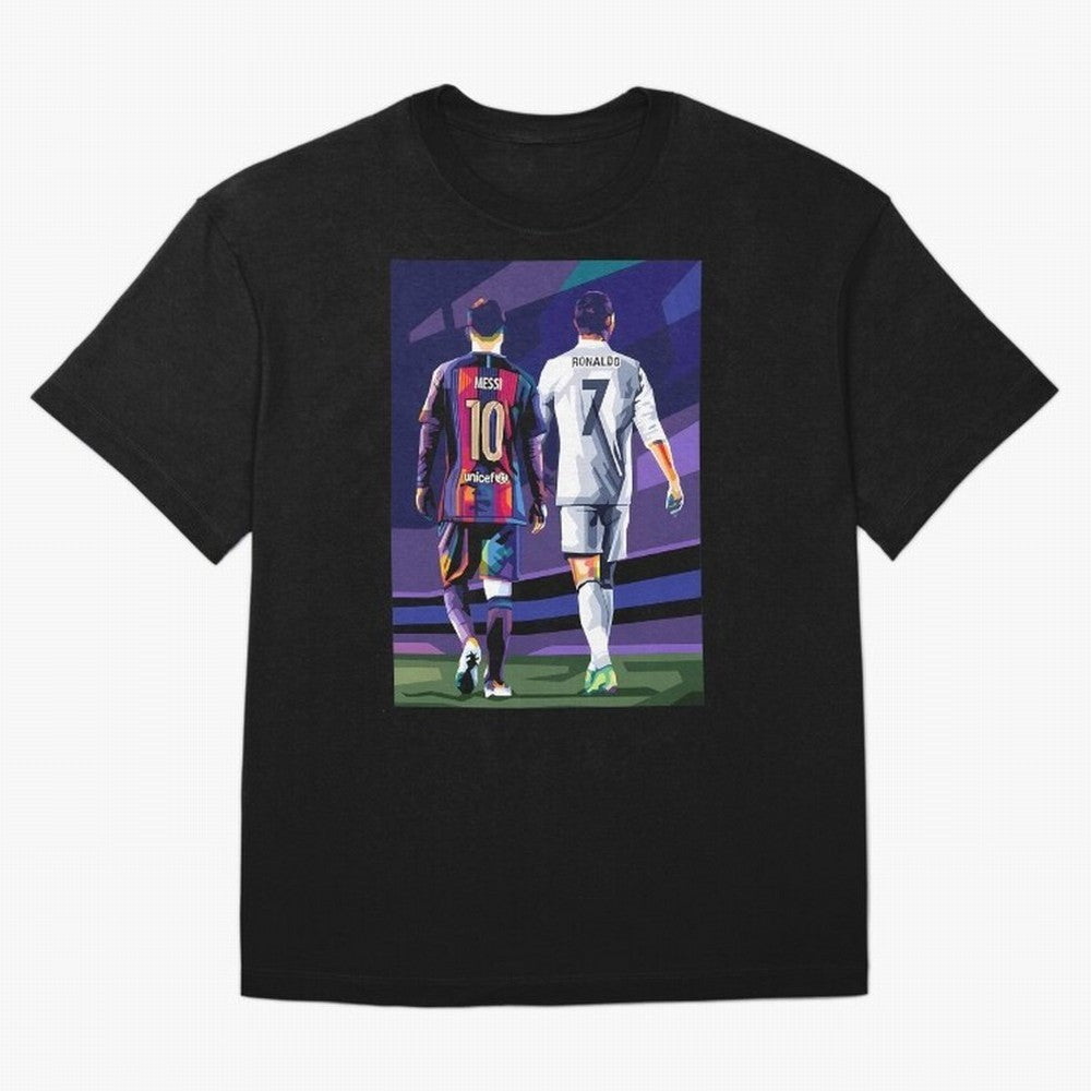Ronaldo And Messi Oversized T-Shirt Celebrate National Team Dreams in FIFA World Cup 2026 USA Canada Mexico Spirit, Filled with England, Haaland, Supporter Pride, Iconic Celebrations, Legendary Names and Global Match Day Energy; Built for