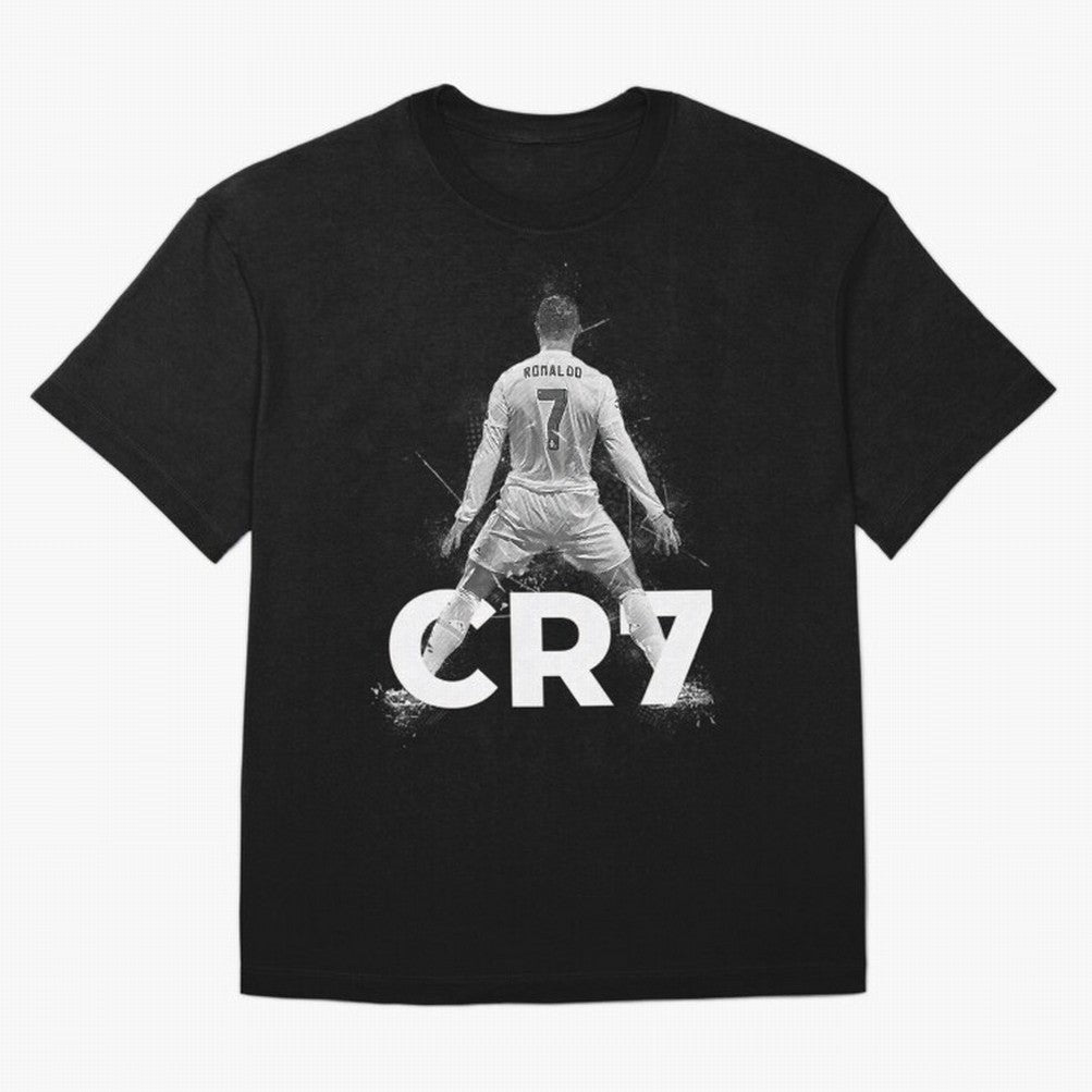 CR7 Ronaldo Celebration Artwork For Football Fans Gift For Soccer Enthusiasts Oversized T-Shirt Represent Fans Who Live for FIFA World Cup 2026 USA Canada Mexico Spirit, Built around Argentina, France and Brazil, CR7, Football Passion, Legendary