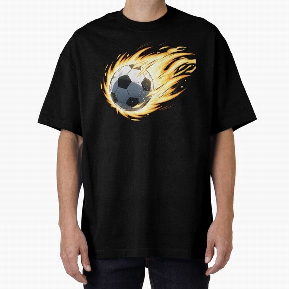 Soccer anime Oversized T-Shirt Share FIFA World Cup 2026 USA Canada Mexico Filled with Haaland and Mbappe, Argentina and Brazil Energy, Football Festival Excitement, Trophy Ambitions, Country Rivalries and Star Player Buzz; Great for Supporters Who