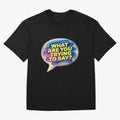 A photograph of a vibrant, oversized speech bubble Oversized T-Shirt Carry National Pride through FIFA World Cup 2026 for Fans of Cristiano Ronaldo, Haaland and CR7 and Argentina and Brazil, Bringing Football History, Final Match Energy, Crowd