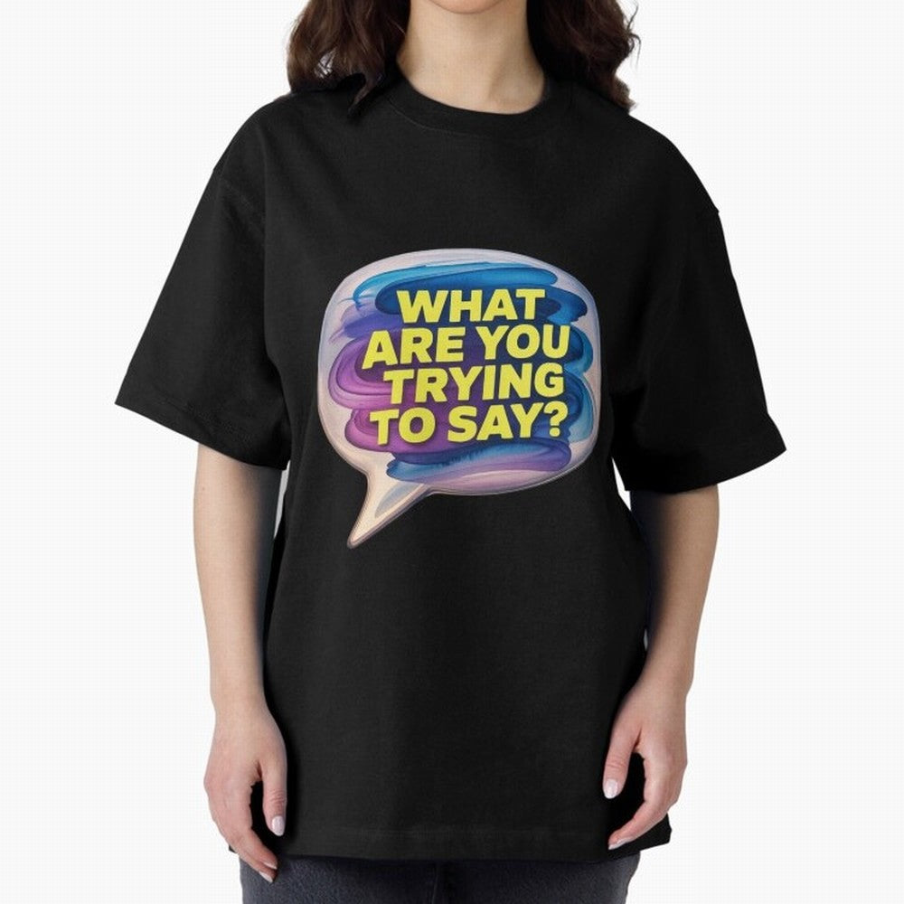 A photograph of a vibrant, oversized speech bubble Oversized T-Shirt Carry National Pride through FIFA World Cup 2026 for Fans of Cristiano Ronaldo, Haaland and CR7 and Argentina and Brazil, Bringing Football History, Final Match Energy, Crowd
