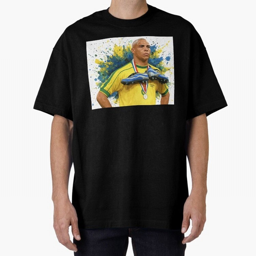 Ronaldo, O Fen?meno Oversized T-Shirt Carry the Dream of FIFA World Cup 2026 Group Stage Connected to Messi, Neymar and Mbappe, England, France and Netherlands Energy, Classic Soccer Heritage, Championship Pressure, Fan Loyalty and International