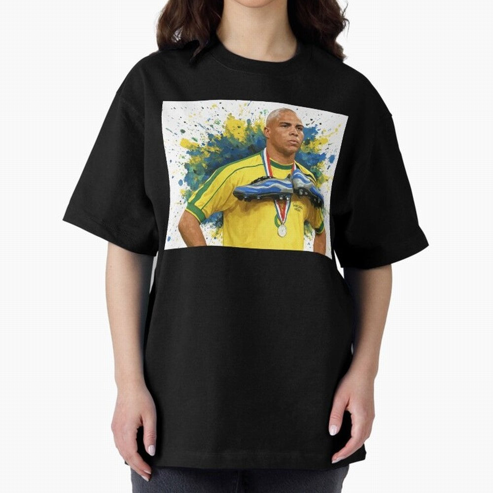 Ronaldo, O Fen?meno Oversized T-Shirt Carry the Dream of FIFA World Cup 2026 Group Stage Connected to Messi, Neymar and Mbappe, England, France and Netherlands Energy, Classic Soccer Heritage, Championship Pressure, Fan Loyalty and International