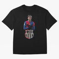 Lamine Oversized T-Shirt Support Iconic Players in FIFA World Cup 2026 Spirit, Centered on France and Portugal, Messi and Cristiano Ronaldo, Global Supporter Spirit, Legendary Goals, National Colors and Tournament Celebration; Ideal for Football