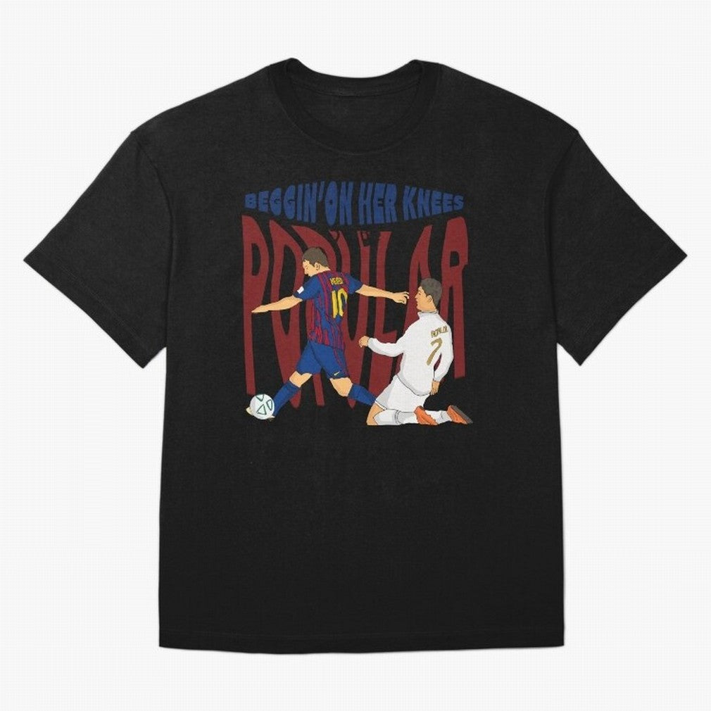 Messi and Ronaldo elclassico moment Oversized T-Shirt Show Your Tournament Heart for Global Football Passion for FIFA World Cup 2026 USA Canada Mexico, Highlighting Messi, CR7 and Mbappe, France, Goal Celebration Energy, Supporter Heritage,