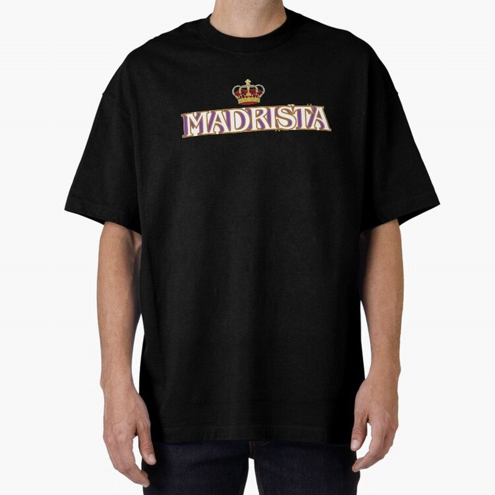 Madrista - Real Madrid Oversized T-Shirt Celebrate the Next Chapter of Global Football Passion for FIFA World Cup 2026 Group Stage, Highlighting Cristiano Ronaldo, Haaland and CR7, Argentina, Stadium Chants, National Pride, Trophy Dreams and