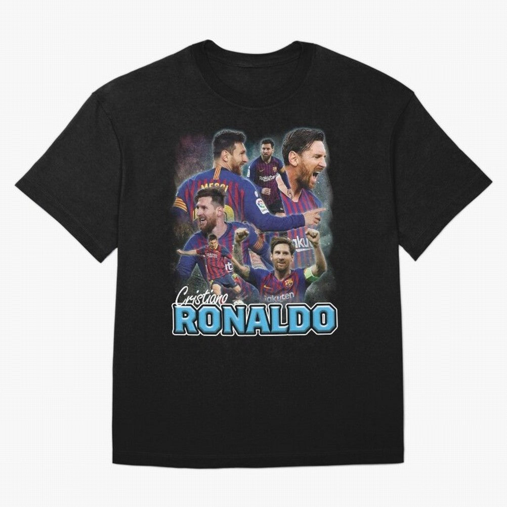 Ronaldo / Messi Pardoy Shirt Oversized T-Shirt Honor the Beautiful Game during FIFA World Cup 2026 for Fans of Cristiano Ronaldo and France and Portugal, Bringing Match Day Excitement, Supporter Culture, Golden Goals and Global Football Passion;