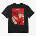 Antony Oversized T-Shirt Celebrate Every Goal in FIFA World Cup 2026 for Fans of Mbappe and Neymar and France, Bringing Tournament Hype, Historic Matchups, Family Viewing Parties and Global Sports Pride; Made for Collectors Who Enjoy Iconic