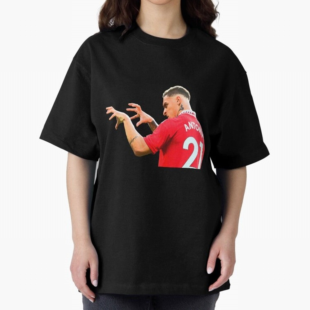Antony Oversized T-Shirt Celebrate Soccer Greatness during FIFA World Cup 2026 Featuring Neymar, Brazil, Portugal and Argentina Energy, Global Supporter Spirit, Legendary Goals, National Colors and Tournament Celebration; Made for Collectors Who
