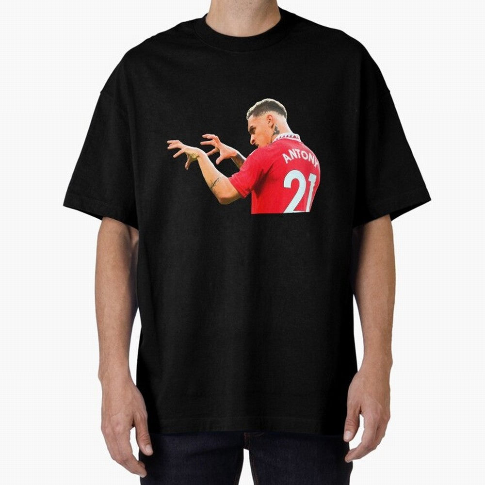 Antony Oversized T-Shirt Celebrate Soccer Greatness during FIFA World Cup 2026 Featuring Neymar, Brazil, Portugal and Argentina Energy, Global Supporter Spirit, Legendary Goals, National Colors and Tournament Celebration; Made for Collectors Who