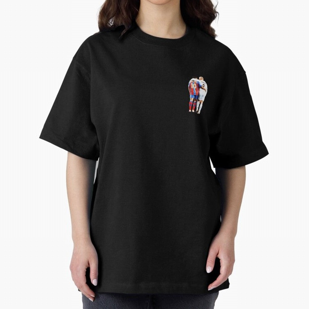 Ronaldinho and R9 Ronaldo Oversized T-Shirt Step into Global Football Passion for FIFA World Cup 2026 Group Stage, Built around Mbappe and Neymar, Argentina and Brazil, Goal Celebration Energy, Supporter Heritage, Football Icons and Worldwide