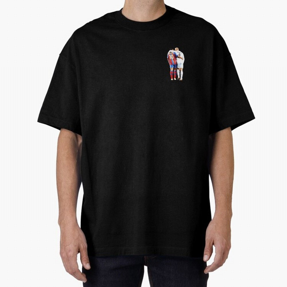 Ronaldinho and R9 Ronaldo Oversized T-Shirt Step into Global Football Passion for FIFA World Cup 2026 Group Stage, Built around Mbappe and Neymar, Argentina and Brazil, Goal Celebration Energy, Supporter Heritage, Football Icons and Worldwide