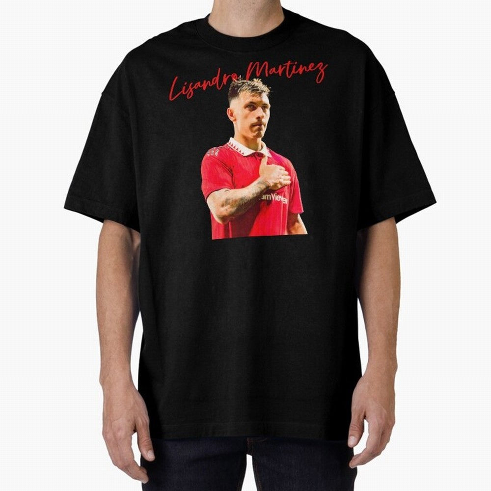 Lisandro Martinez Oversized T-Shirt Show Passion for the Stars of FIFA World Cup 2026 Spirit, Celebrating Argentina, Mbappe, Stadium Memories, Football Loyalty, International Chants and Championship Tradition; Ideal for Football Dads, Football