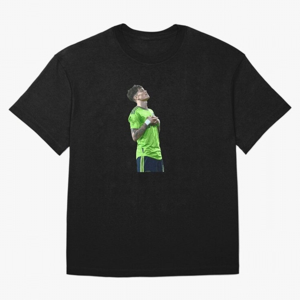 Alejandro Garnacho Oversized T-Shirt Stand Out with Spirit from Global Football Passion for FIFA World Cup 2026 USA Canada Mexico, Celebrating Mbappe, Netherlands, Tournament Hype, Historic Matchups, Family Viewing Parties and Global Sports Pride;