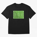 Football Pitch Oversized T-Shirt Bring Retro Soccer Energy to the FIFA World Cup 2026 Journey through Messi and Cristiano Ronaldo Highlights, Spain Pride, Worldwide Fan Energy, Dramatic Goals, Stadium Lights and Championship Celebrations; Perfect