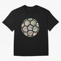 Philately Soccer Ball Oversized T-Shirt Discover FIFA World Cup 2026 USA Canada Mexico Spirit, Centered on France and Portugal, Messi and Cristiano Ronaldo, Global Supporter Spirit, Legendary Goals, National Colors and Tournament Celebration; Ideal