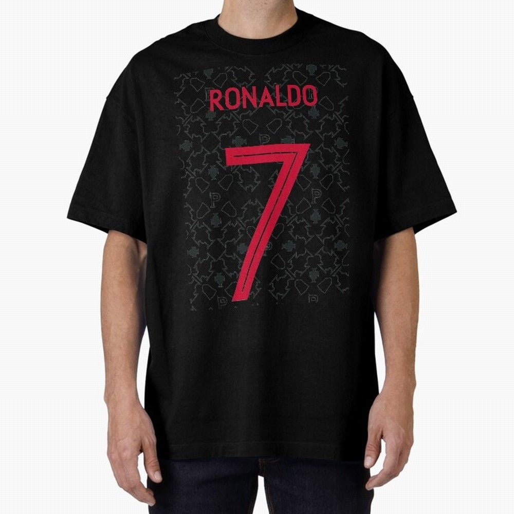 Christiano Ronaldo Portugal Away Jersey 2020 Oversized T-Shirt Celebrate the FIFA World Cup 2026 Group Stage Journey through CR7 Highlights, England and Germany Pride, Champion Mindset, Group Stage Buzz, Knockout Tension and Passionate Fan Culture;