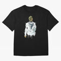David Beckham England Captain Art Oversized T-Shirt Show Support during the FIFA World Cup 2026 Journey through Haaland Highlights, Argentina and Brazil Pride, Vintage Soccer Flavor, Modern Football Stars, National Flags and Final Night Emotion;