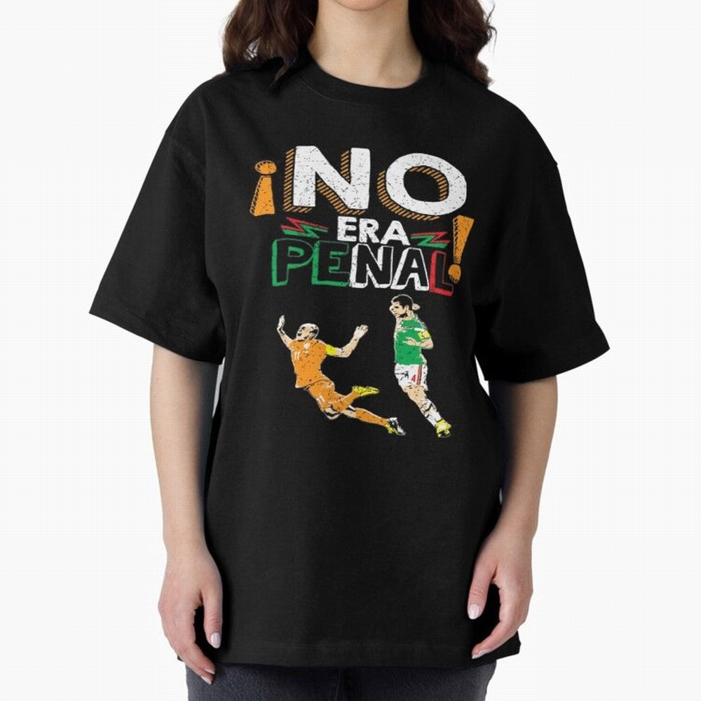 No Era Penal Oversized T-Shirt Feel the Heartbeat of FIFA World Cup 2026 Group Stage Spirit, Driven by England, CR7, Tournament Hype, Historic Matchups, Family Viewing Parties and Global Sports Pride; Ideal for Fans Who Follow Messi, Cristiano