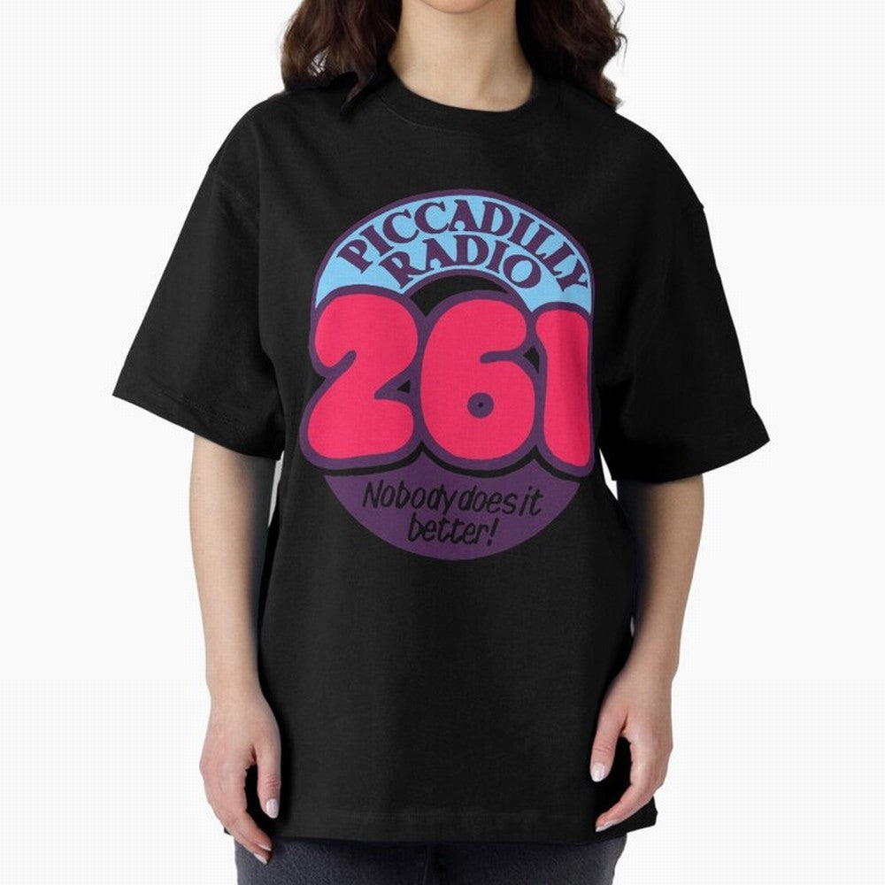 Piccadilly Radio Manchester Oversized T-Shirt Capture Stadium Memories from FIFA World Cup 2026 Group Stage Spirit, Inspired by Netherlands, Messi, Stadium Memories, Football Loyalty, International Chants and Championship Tradition; Perfect for