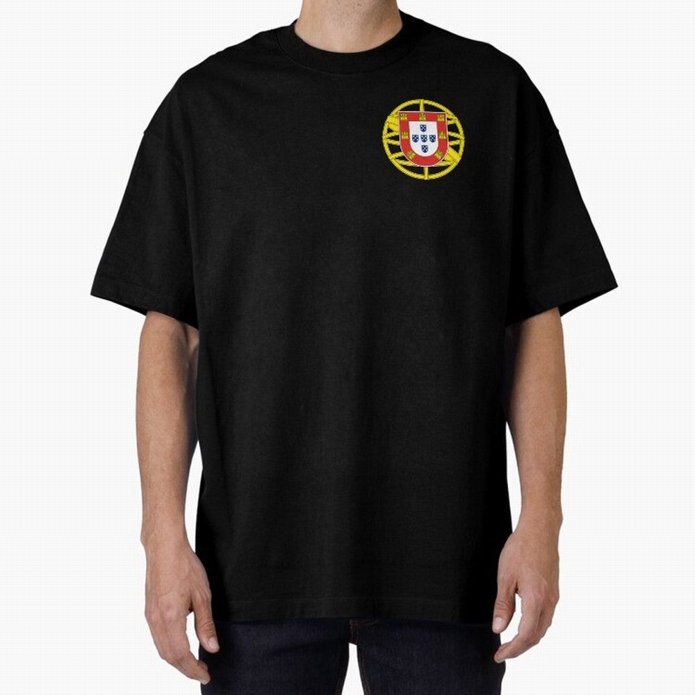 Portugal Coat of Arms Oversized T-Shirt Celebrate Classic Football Spirit in Match Day Hype around FIFA World Cup 2026, Cristiano Ronaldo, Haaland and CR7, Argentina and Brazil, Global Supporter Spirit, Legendary Goals, National Colors and