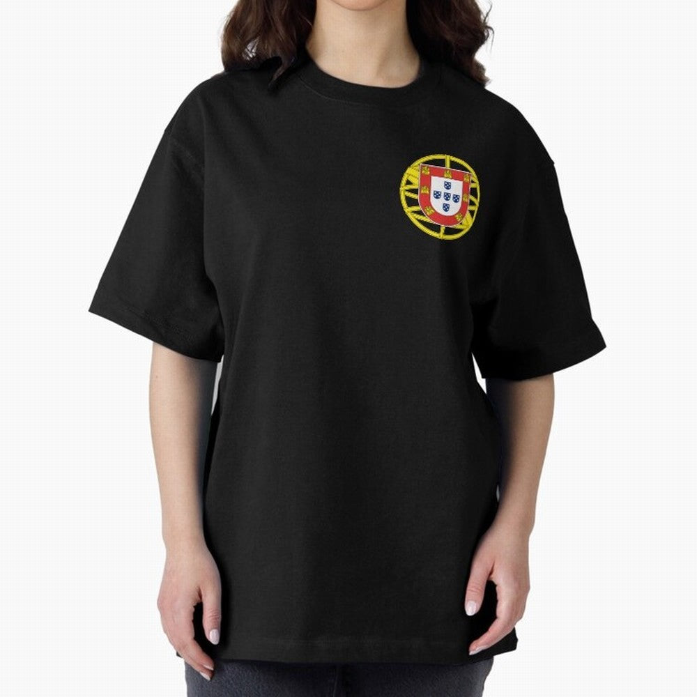 Portugal Coat of Arms Oversized T-Shirt Celebrate Classic Football Spirit in Match Day Hype around FIFA World Cup 2026, Cristiano Ronaldo, Haaland and CR7, Argentina and Brazil, Global Supporter Spirit, Legendary Goals, National Colors and