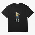 Brazilian Football Player from Milano Oversized T-Shirt Share the Excitement of FIFA World Cup 2026 for Fans of Messi, Neymar and Mbappe and Portugal, Bringing Goal Celebration Energy, Supporter Heritage, Football Icons and Worldwide Tournament