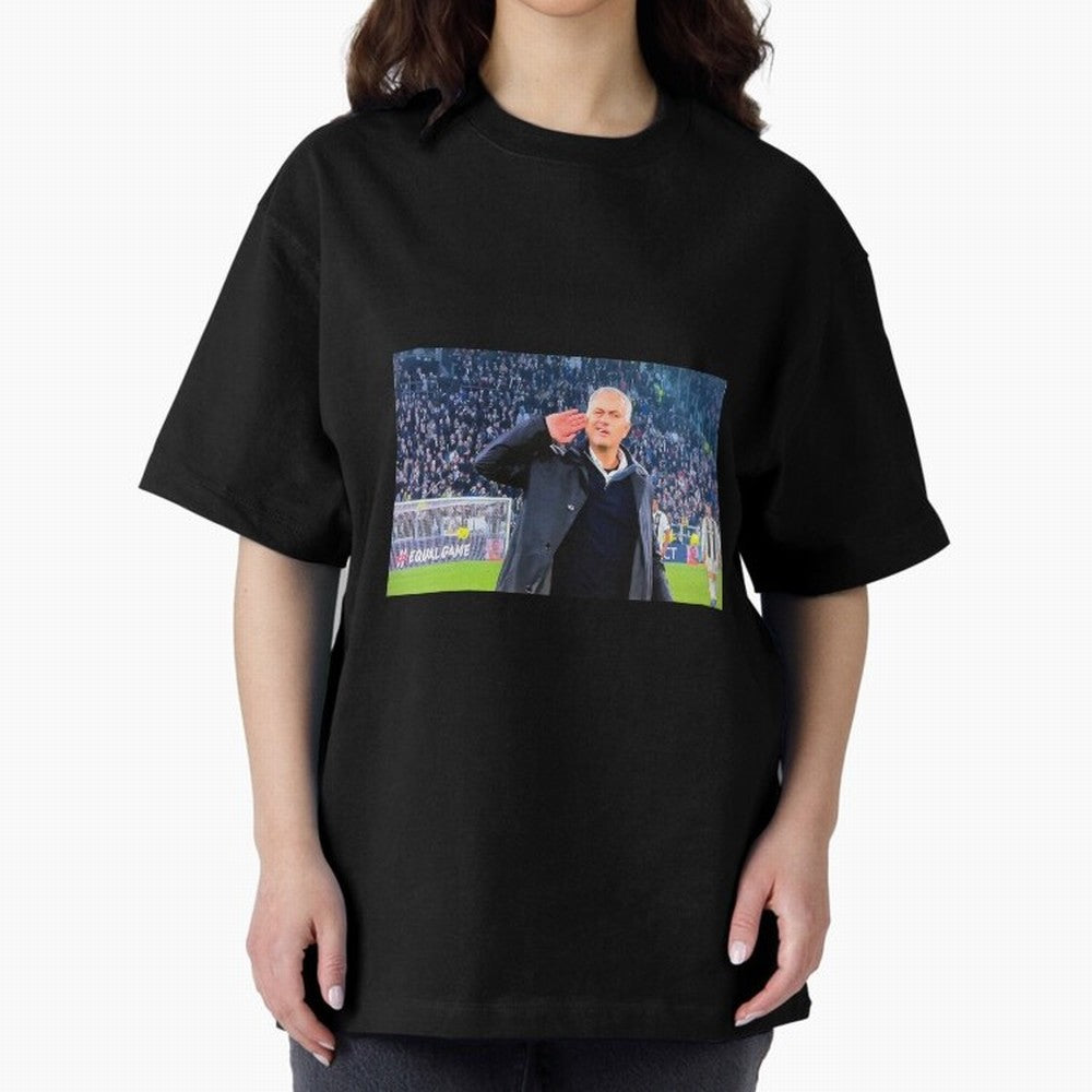 Mourinho VS Juventus Oversized T-Shirt Make Every Kick Count in Match Day Hype around FIFA World Cup 2026 Group Stage, Mbappe and Neymar, Argentina, France and Brazil, Retro Football Energy, Iconic Rivalries, Trophy Chase Drama and Stadium