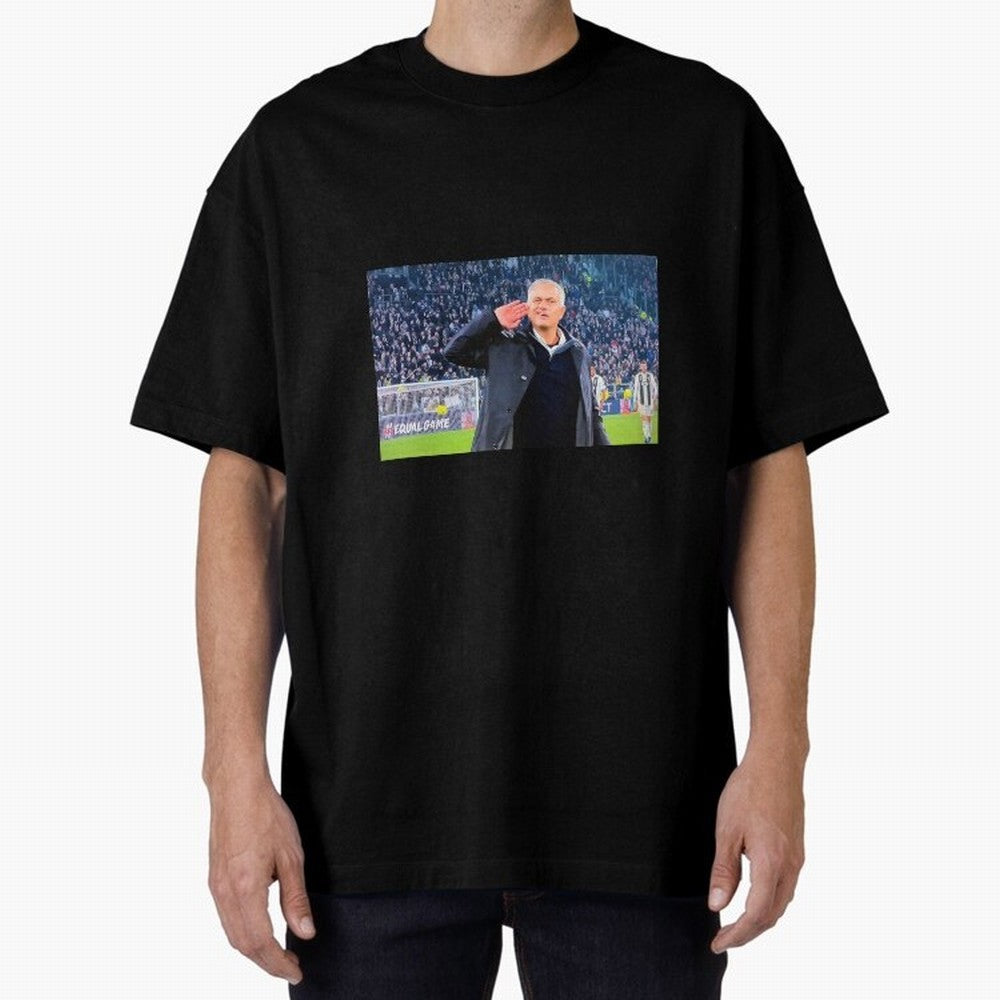 Mourinho VS Juventus Oversized T-Shirt Make Every Kick Count in Match Day Hype around FIFA World Cup 2026 Group Stage, Mbappe and Neymar, Argentina, France and Brazil, Retro Football Energy, Iconic Rivalries, Trophy Chase Drama and Stadium