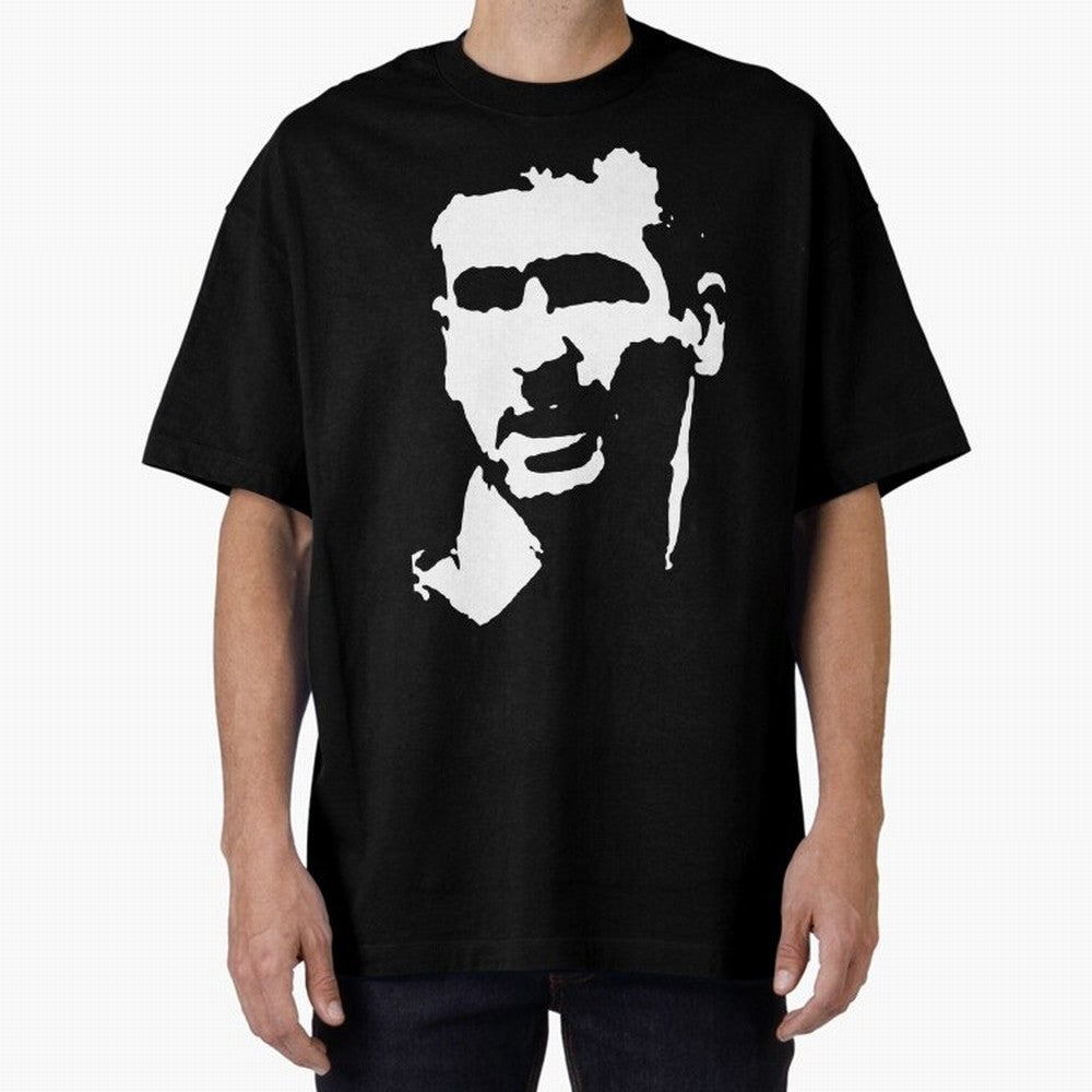 Eric Cantona Manchester Football Legend Oversized T-Shirt Back the Journey through FIFA World Cup 2026 USA Canada Mexico Capturing Mbappe and Neymar, Portugal Energy, Global Supporter Spirit, Legendary Goals, National Colors and Tournament