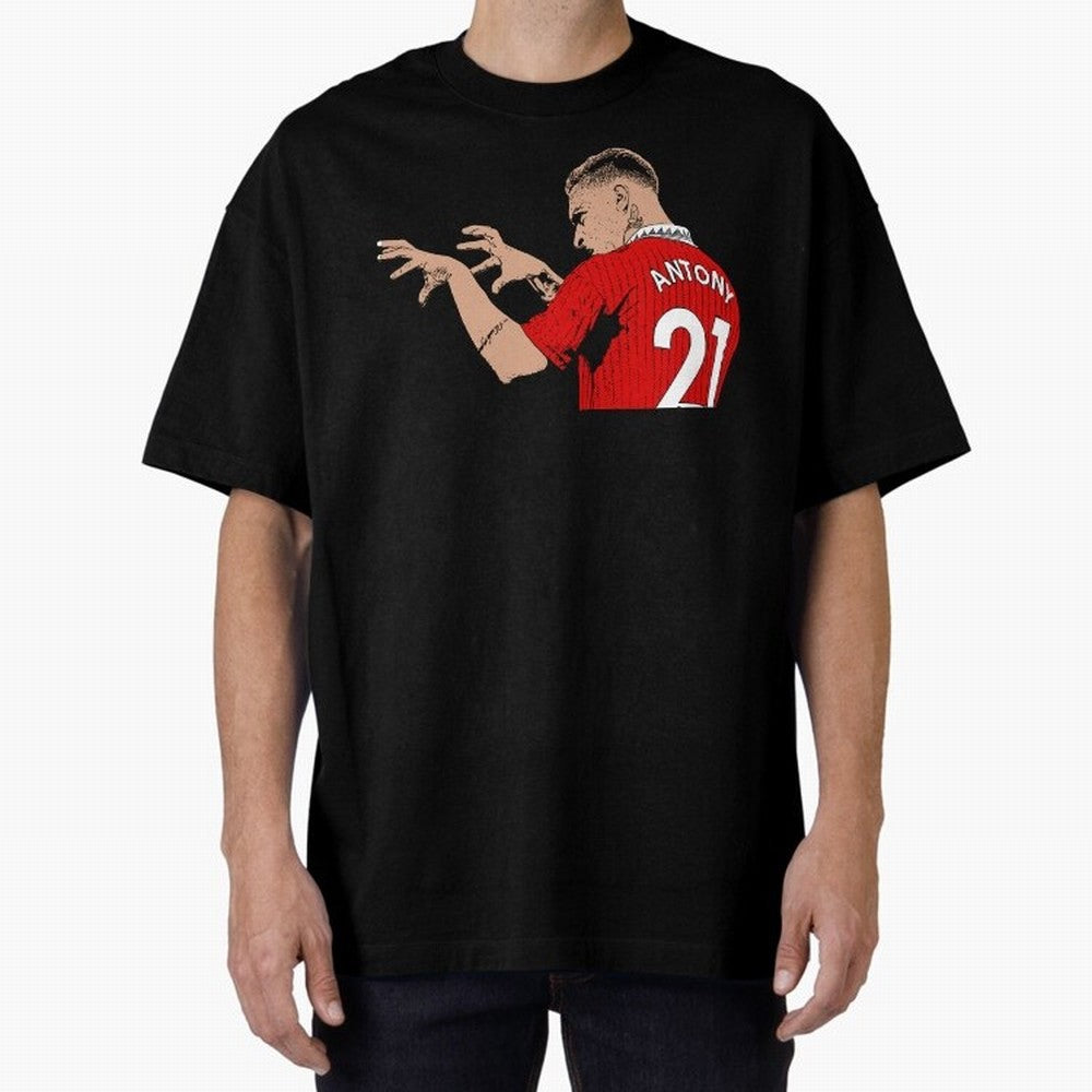 Antony Oversized T-Shirt Remember Iconic Moments from FIFA World Cup 2026 Group Stage Spirit, Capturing France, Mbappe and Neymar, Soccer Culture, Superstar Moments, National Team Dreams and Competitive Fire; Great for Supporters Who Love Legendary