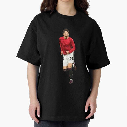 Alejandro Garnacho celebration Oversized T-Shirt Honor Match Day Hype around FIFA World Cup 2026 Group Stage, Haaland, France and Portugal, Fan Favorite Moments, National Team Passion, Big Match Drama and Soccer History; Ideal for Football Dads,
