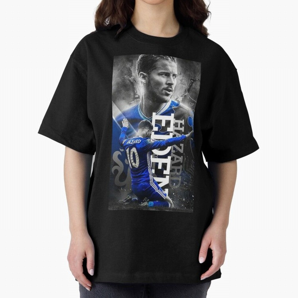 Eden Hazard Oversized T-Shirt Turn Every Weekend Toward FIFA World Cup 2026 for Fans of CR7 and Portugal, Spain and Germany, Bringing Soccer Culture, Superstar Moments, National Team Dreams and Competitive Fire; Great for Supporters Who Love