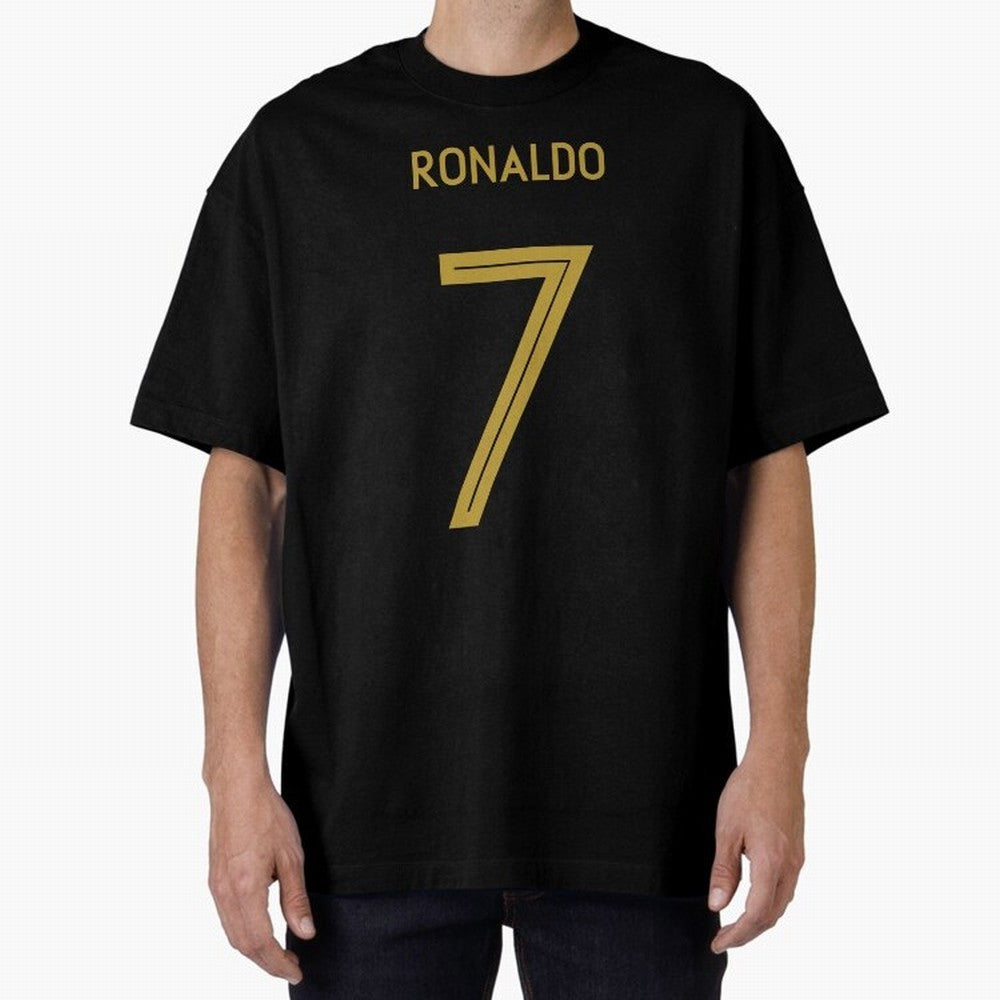 Christiano Ronaldo Portugal Jersey 2020 Oversized T-Shirt Make Every Match About FIFA World Cup 2026 Spirit, with England, Messi and Cristiano Ronaldo, Sports Nostalgia, International Competition, Famous Players and Unforgettable Victories; Perfect