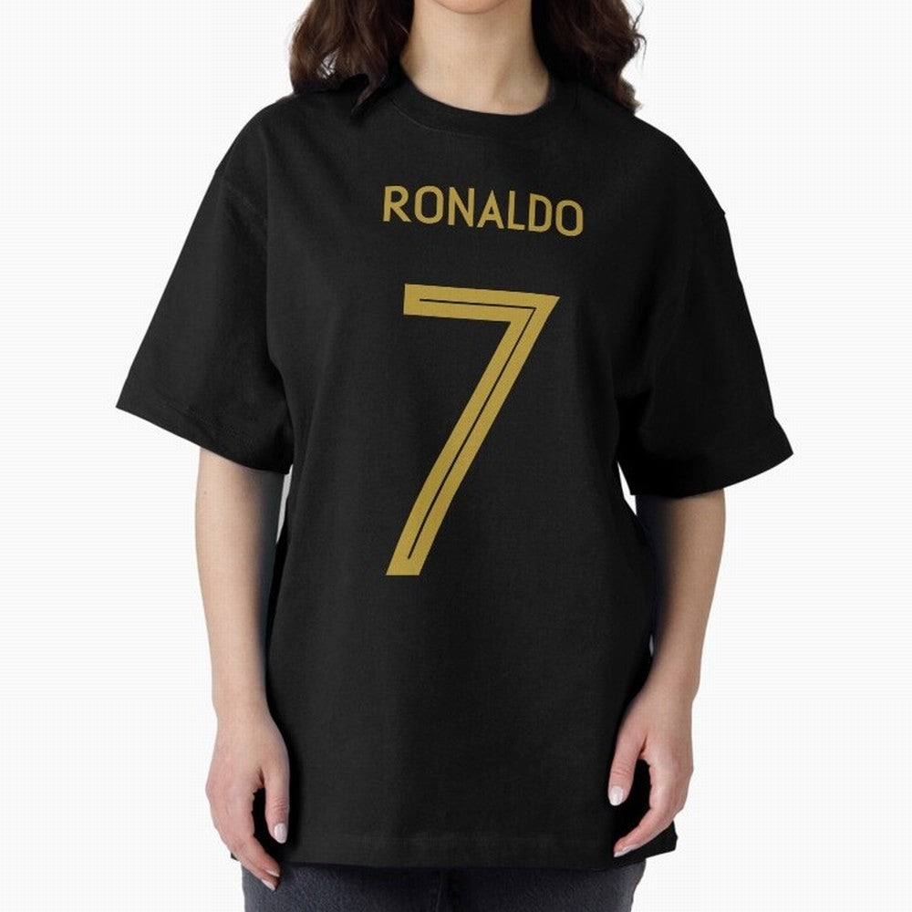Christiano Ronaldo Portugal Jersey 2020 Oversized T-Shirt Make Every Match About FIFA World Cup 2026 Spirit, with England, Messi and Cristiano Ronaldo, Sports Nostalgia, International Competition, Famous Players and Unforgettable Victories; Perfect