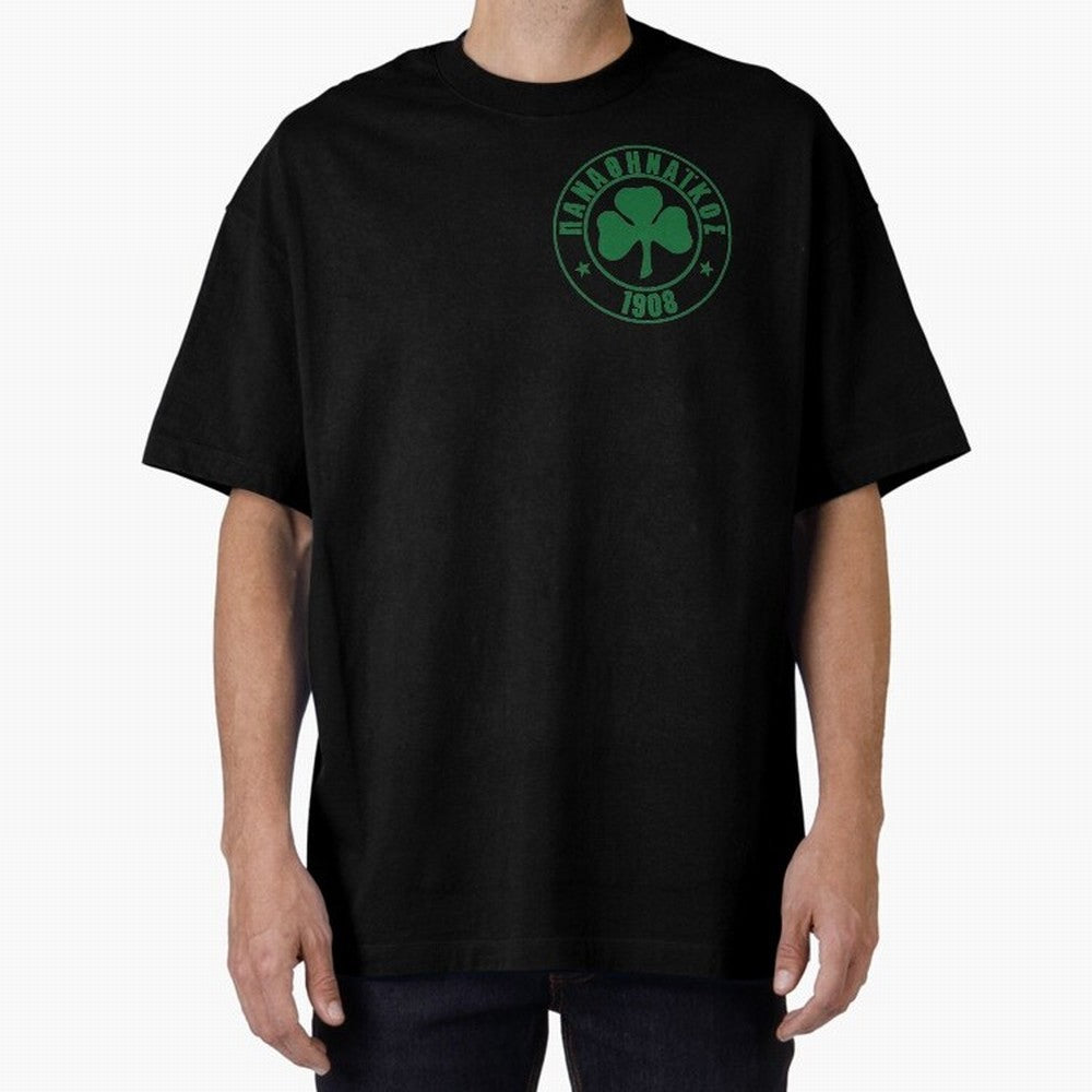 Panathinaikos FC Oversized T-Shirt Honor Football Greatness during FIFA World Cup 2026 for Fans of Messi, Neymar and Mbappe and Argentina, France and Brazil, Bringing Vintage Soccer Flavor, Modern Football Stars, National Flags and Final Night