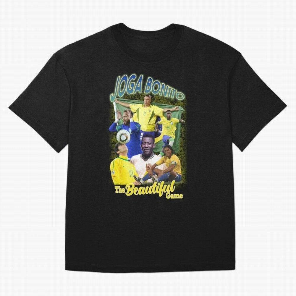 Joga Bonito Brazil Oversized T-Shirt Fuel Match Day Hype around FIFA World Cup 2026 Group Stage, Mbappe, France and Portugal, Game Day Rituals, Football Legends, Country Pride and the Road to the Final; Perfect for Supporters Who Want Bold Football