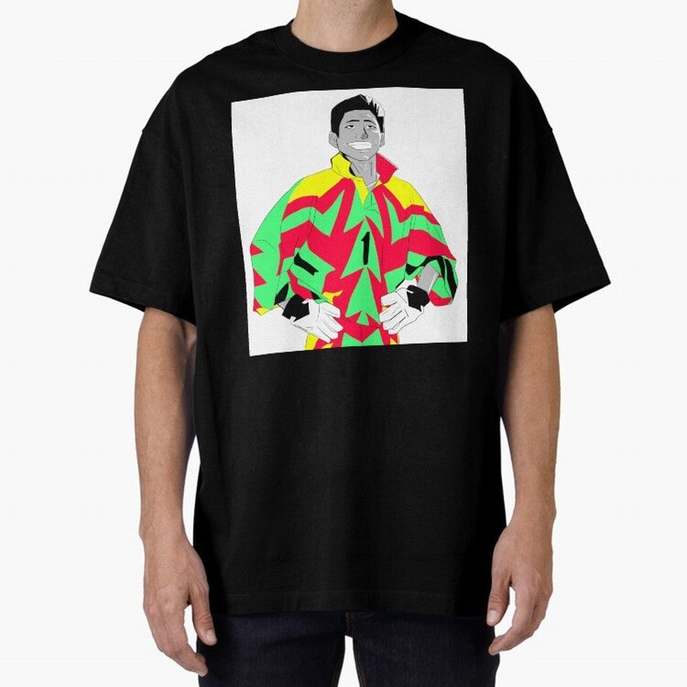 Jorge Campos the legend of soccer football in goal keeper Oversized T-Shirt Carry the Colors and Pride of Match Day Hype around FIFA World Cup 2026, Neymar, Argentina and Brazil, Championship Spirit, Famous Goals, Roaring Crowds and International