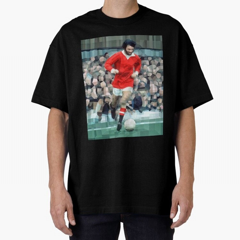 George Best Oversized T-Shirt Turn Football Passion into Match Day Hype around FIFA World Cup 2026 USA Canada Mexico, Mbappe and Neymar, Netherlands, Worldwide Fan Energy, Dramatic Goals, Stadium Lights and Championship Celebrations; Great for