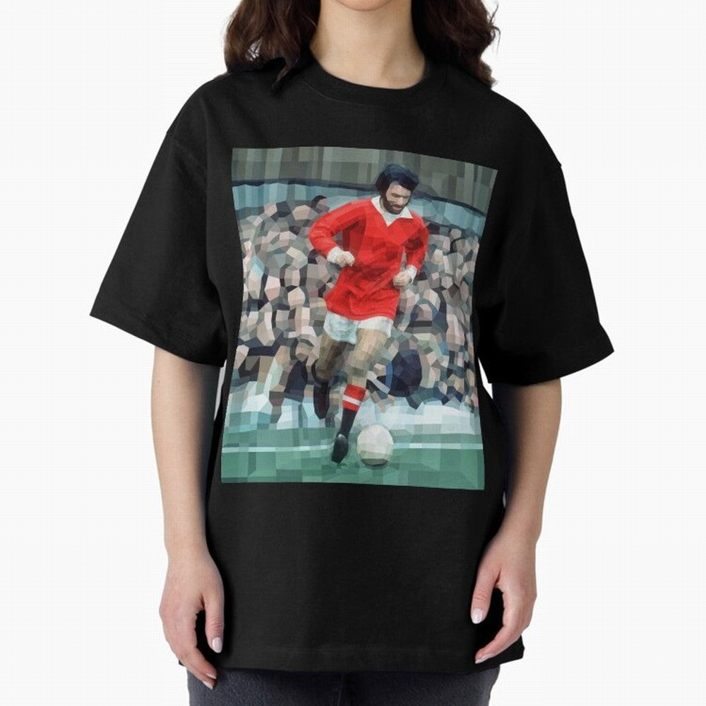George Best Oversized T-Shirt Turn Football Passion into Match Day Hype around FIFA World Cup 2026 USA Canada Mexico, Mbappe and Neymar, Netherlands, Worldwide Fan Energy, Dramatic Goals, Stadium Lights and Championship Celebrations; Great for