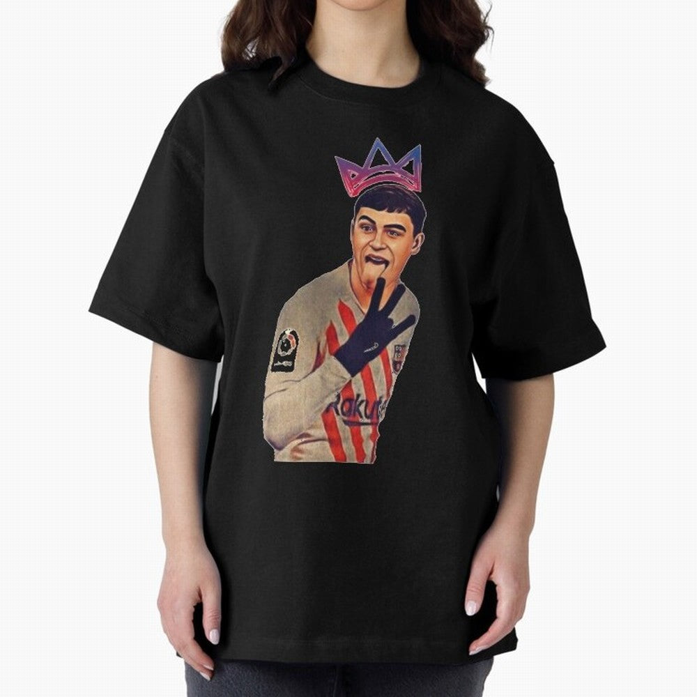 PEDRI Oversized T-Shirt Carry the FIFA World Cup 2026 Journey through Messi, CR7 and Mbappe Highlights, Netherlands Pride, Champion Mindset, Group Stage Buzz, Knockout Tension and Passionate Fan Culture; Great for Watch Parties, Sports Bars, Family