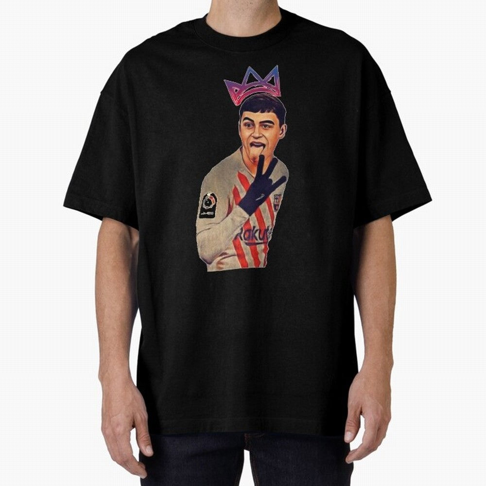 PEDRI Oversized T-Shirt Carry the FIFA World Cup 2026 Journey through Messi, CR7 and Mbappe Highlights, Netherlands Pride, Champion Mindset, Group Stage Buzz, Knockout Tension and Passionate Fan Culture; Great for Watch Parties, Sports Bars, Family