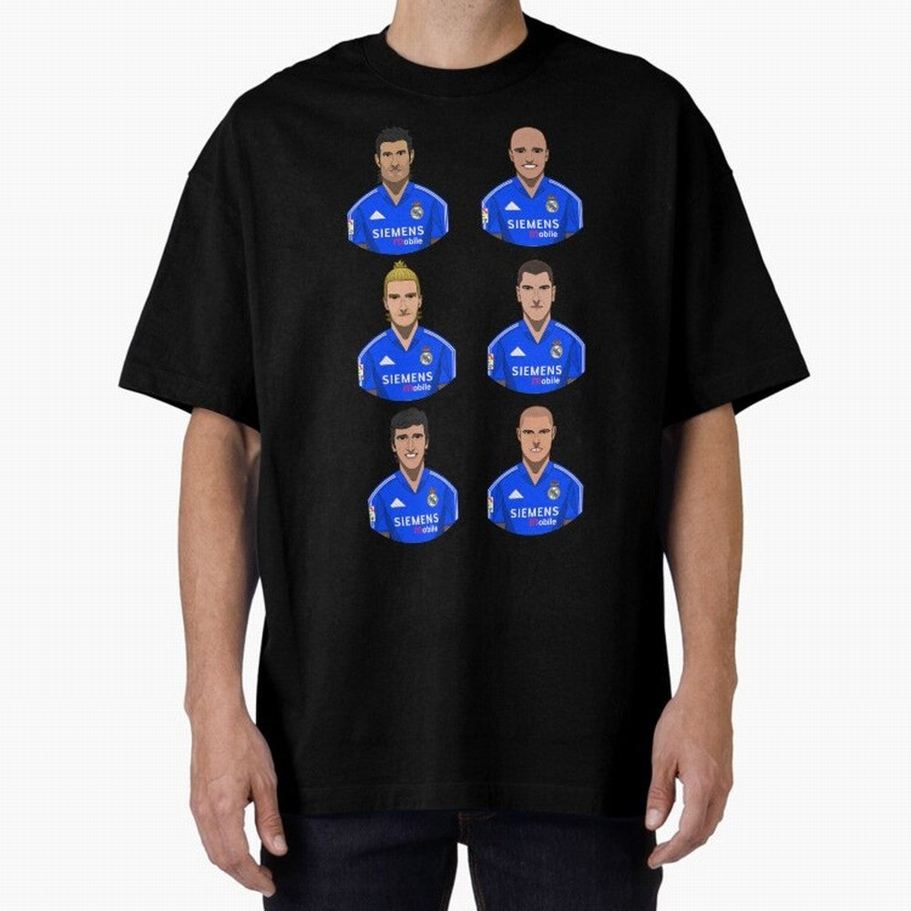 Los Galacticos Oversized T-Shirt Show Championship Spirit for FIFA World Cup 2026 USA Canada Mexico for Fans of Neymar and Brazil, Portugal and Argentina, Bringing Global Supporter Spirit, Legendary Goals, National Colors and Tournament