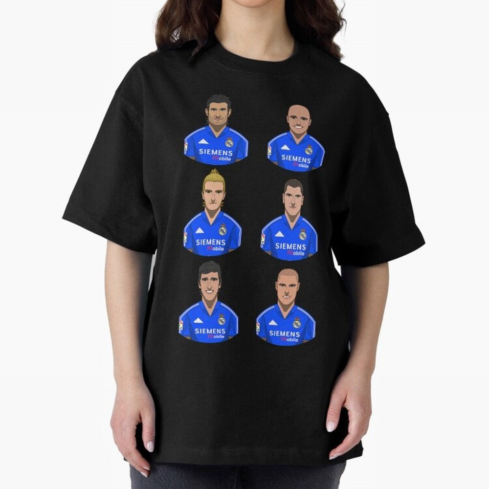 Los Galacticos Oversized T-Shirt Show Championship Spirit for FIFA World Cup 2026 USA Canada Mexico for Fans of Neymar and Brazil, Portugal and Argentina, Bringing Global Supporter Spirit, Legendary Goals, National Colors and Tournament