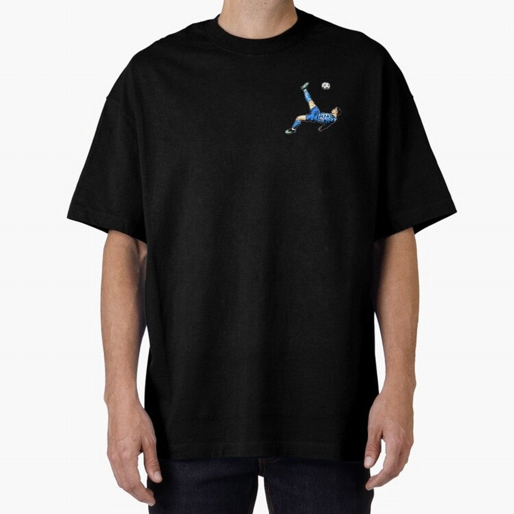CR7 KICK Oversized T-Shirt Follow FIFA World Cup 2026 Group Stage for Fans of Messi and Spain and Netherlands, Bringing Stadium Memories, Football Loyalty, International Chants and Championship Tradition; Ideal for Passionate Fans Who Love Underdog
