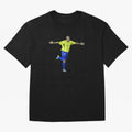 Brazilian Legend Ronaldo Oversized T-Shirt Show Passion for the Stars of FIFA World Cup 2026 Group Stage for Fans of Mbappe and Argentina, France and Brazil, Bringing Global Supporter Spirit, Legendary Goals, National Colors and Tournament
