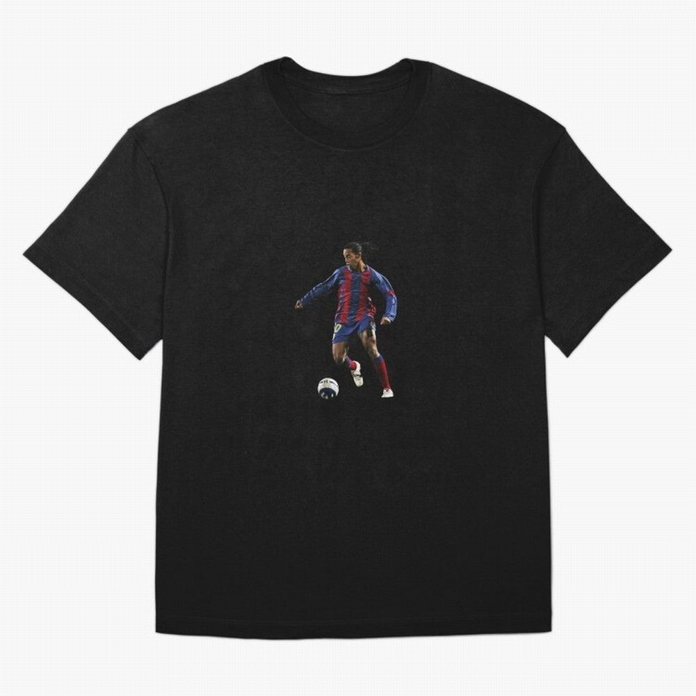 Ronaldinho Gaucho Oversized T-Shirt Step into FIFA World Cup 2026 Spirit, Built around Argentina, France and Brazil, Messi, CR7 and Mbappe, Match Day Excitement, Supporter Culture, Golden Goals and Global Football Passion; Perfect for Fans,